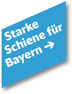 Logo Starke Schiene für Bayern